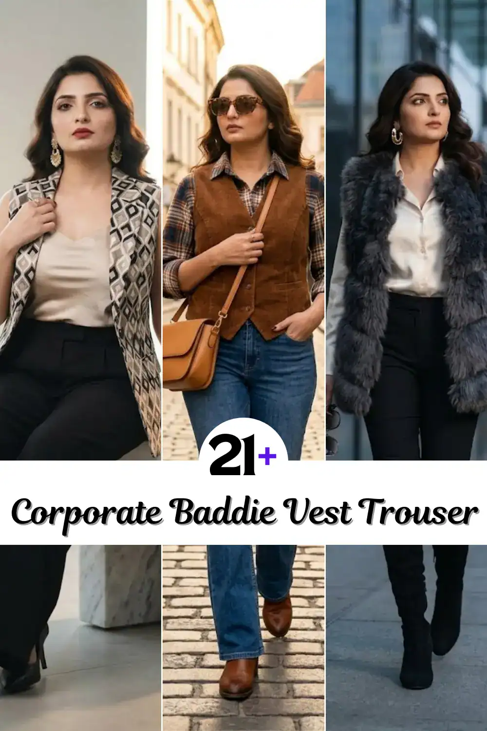 21+ Corporate Baddie Vest & Trouser Outfit Ideas 21+ Corporate Baddie Vest & Trouser Outfit Ideas