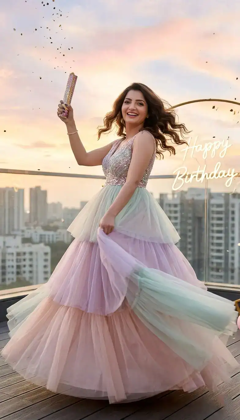 Prompt Rooftop Birthday Photo Style for Women Prompt Rooftop Birthday Photo Style for Women