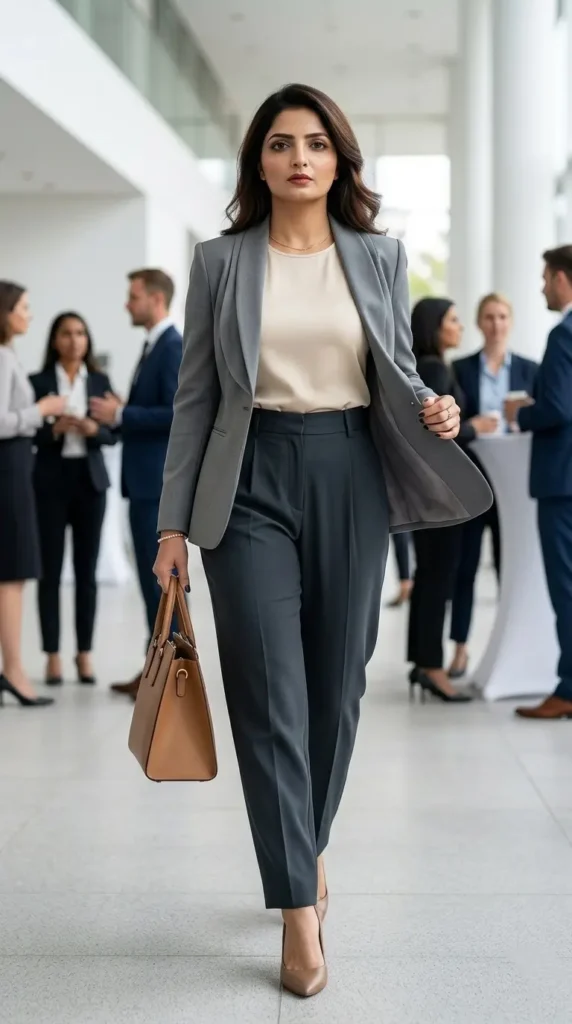 21 Career Fair Outfit Ideas Women Love for a Polished Look 14 Halo Layer Corporate Outfit Women Love