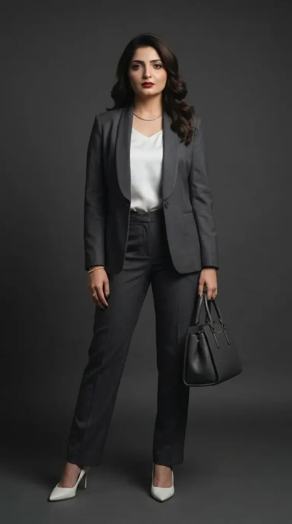 21+ Corporate Attire Women Outfits That Make Office Style Look Powerful and Chic 11 Infinity Lapel Blazer Women Corporate Statement