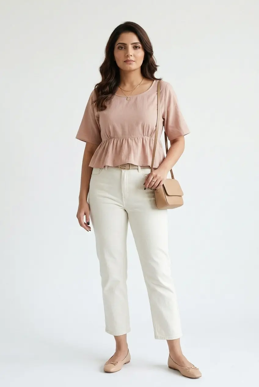 21 Casual Summer Outfit Ideas for Women in 2026 27 Peplum Top Jeans summer outfits women casual women