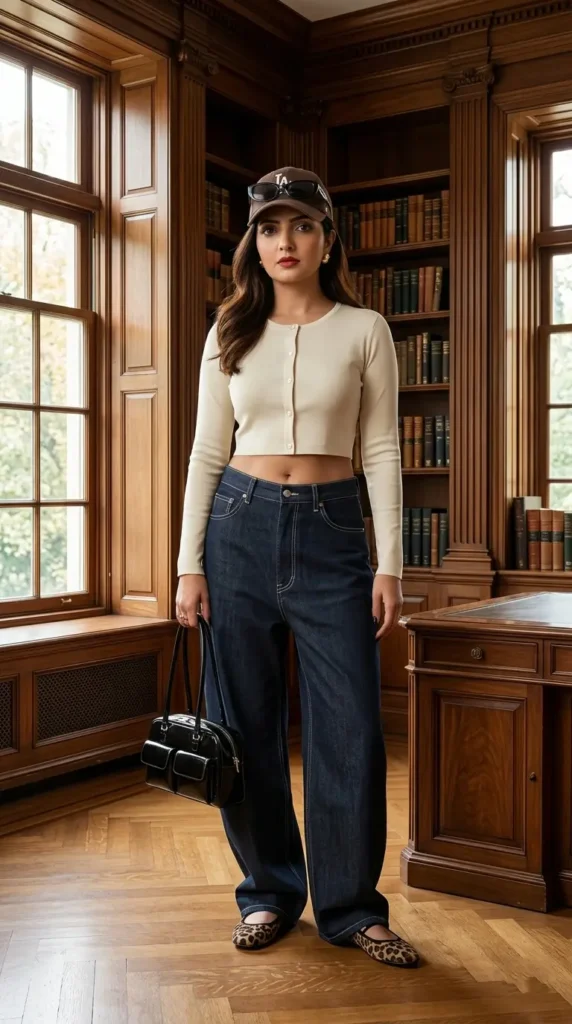 17+ Fall Cardigan Outfit Ideas You’ll Want to Wear All Season 4 Effortless Crop Knit Fall Cardigan Outfit Ideas