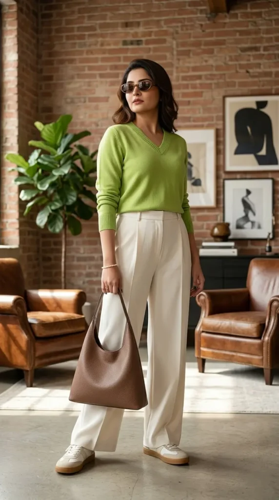 15+ Trending Green Outfit Ideas You Need to Try Right Now This Year 4 Soft & Sophisticated Green Outfit Idea